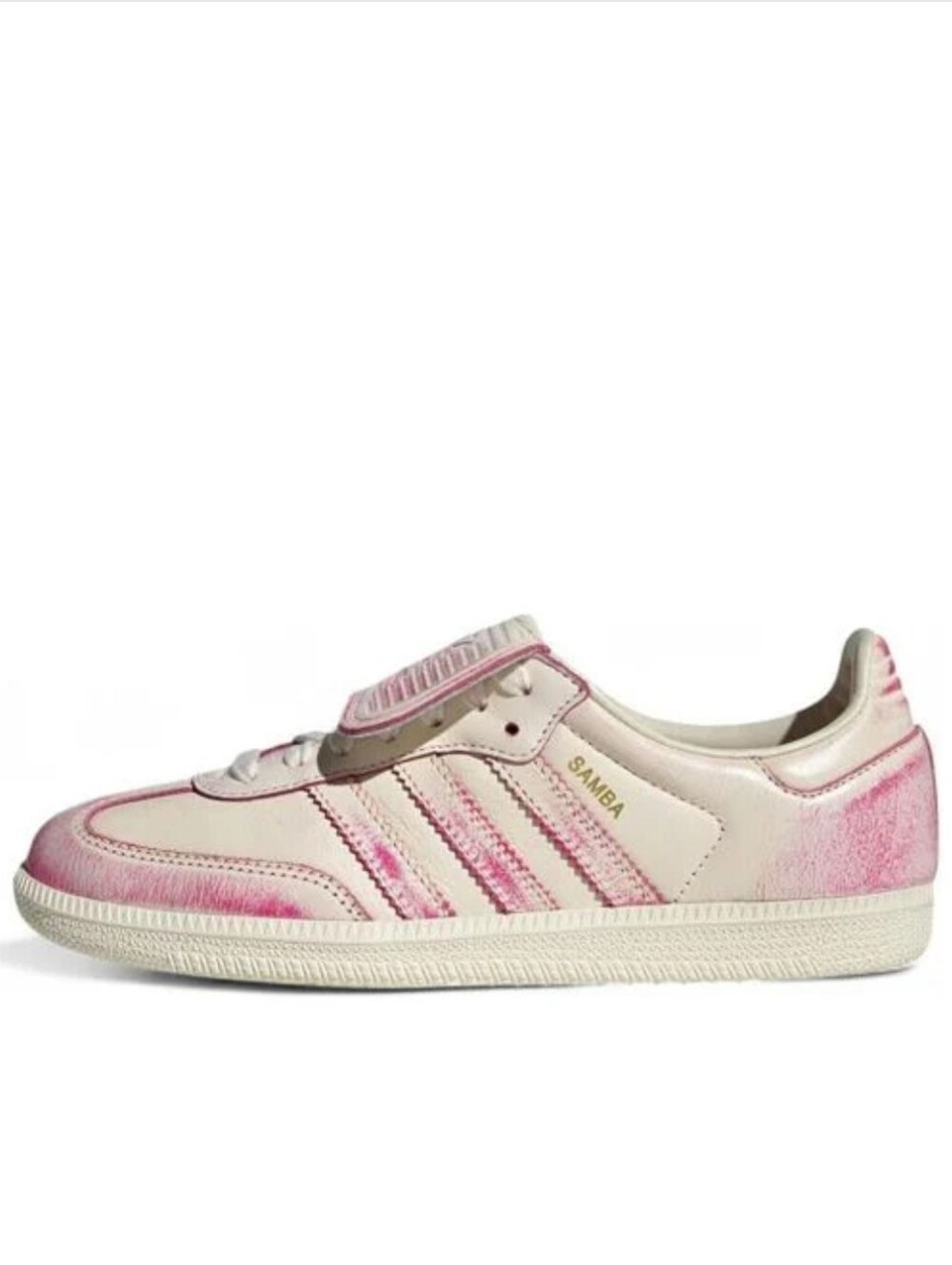 Adidas Samba LT Sneakers Distressed Crew White/Shock Pink - Picture 4 of 10